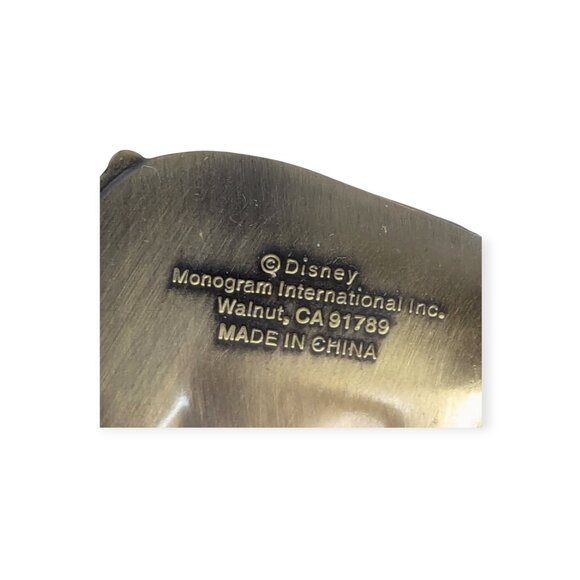 Disney Monogram International Eeyore Brass Metal Keychain Unused - Picture 3 of 9